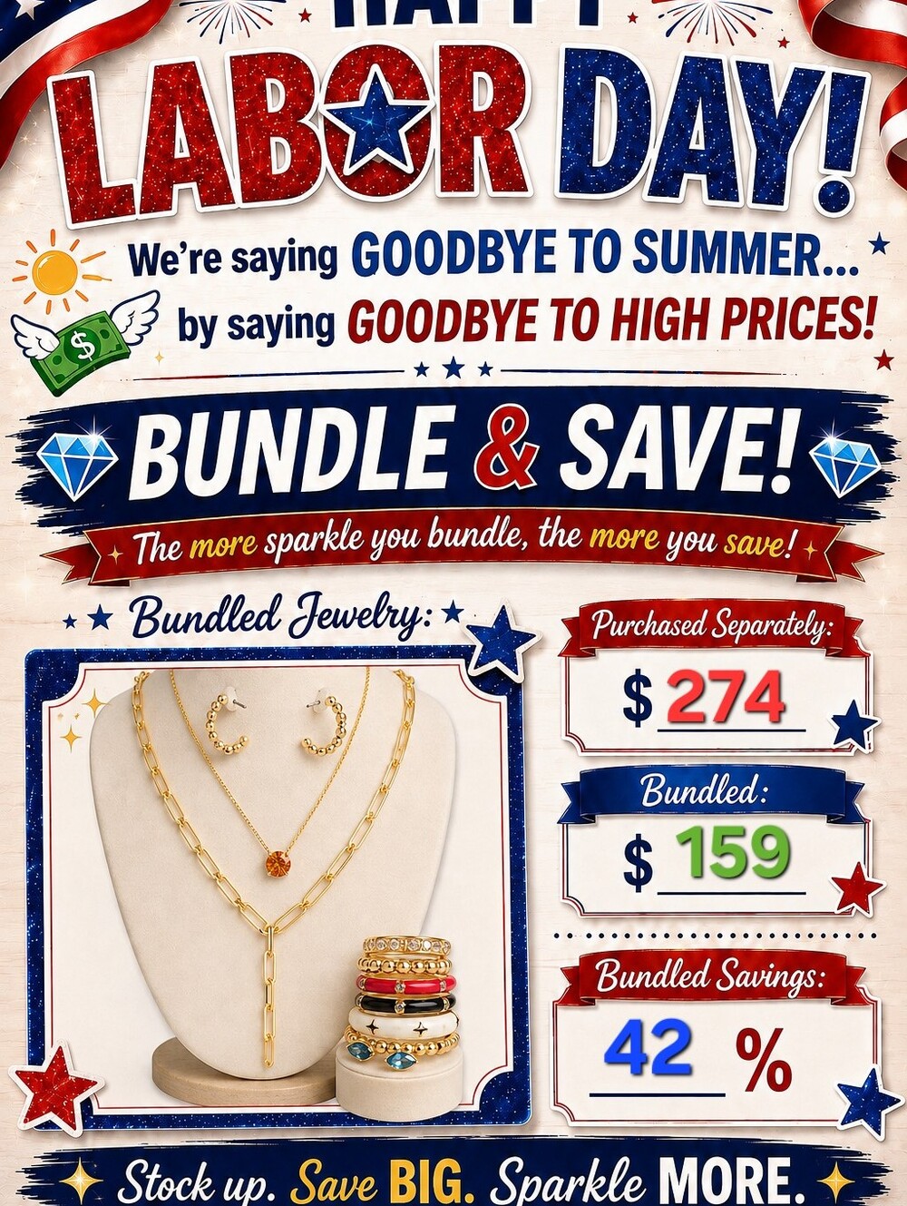 BUNDLED SAVINGS!! Collins Y, Impression Orange Necklaces, Hazy Earrings, Sublime